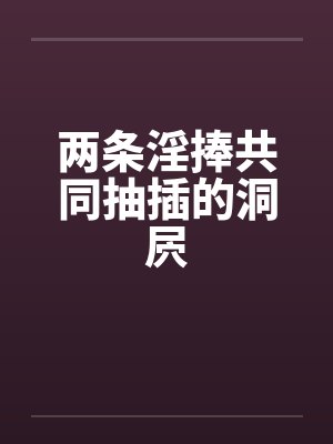 两条淫捧共同抽插的洞屄