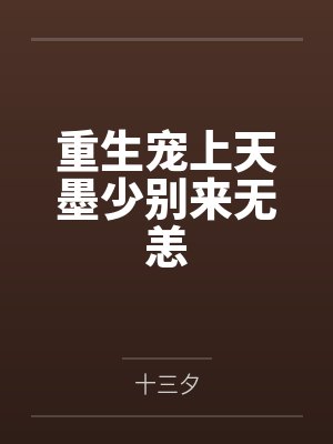 重生宠上天墨少别来无恙